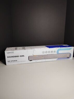 Veatool S20L Soundbar HiFi Speaker Bluetooth Cinema Sound for Small Rooms